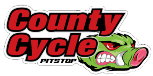 County Cycle Pit Stop Logo